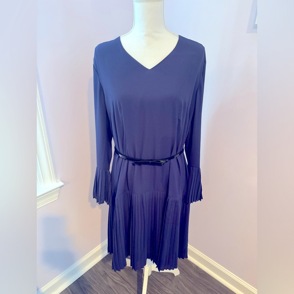 The Limited dress in rich eggplant color.